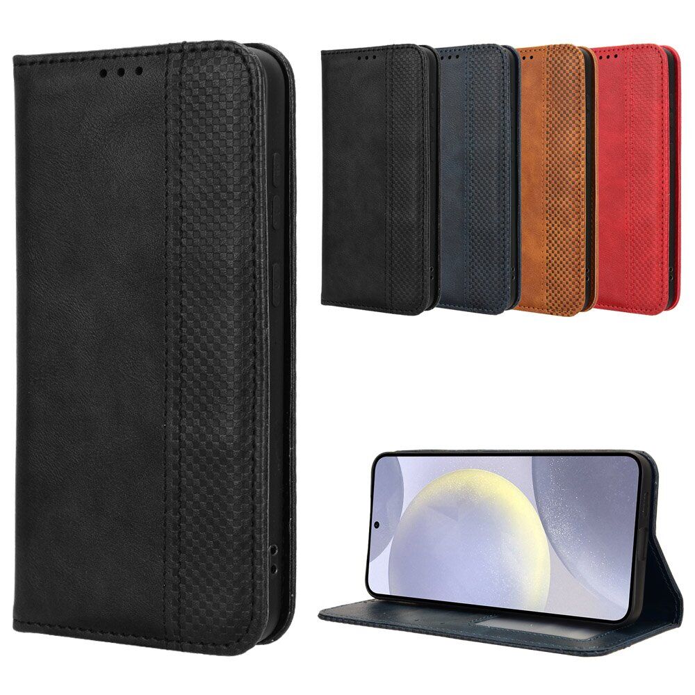 Чехол-книжка Deexe Retro Style для Samsung Galaxy S26 FE - Black. Фото 9 Чехол-книжка Deexe Retro Style для Samsung Galaxy S26 FE - Black (412779B). Фото 9 из 19