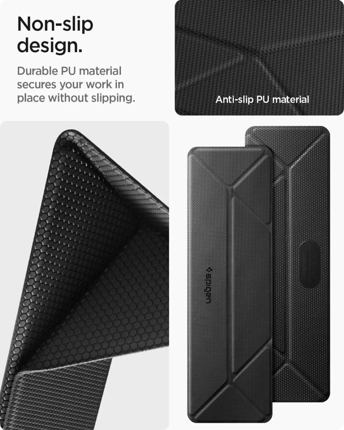 Подставка для ноутбука Spigen Slim Fold Laptop Stand LD201-S4 (AMP10404) - Black. Фото 11 Подставка для ноутбука Spigen Slim Fold Laptop Stand LD201-S4 (AMP10404) - Black (982323B). Фото 11 из 13