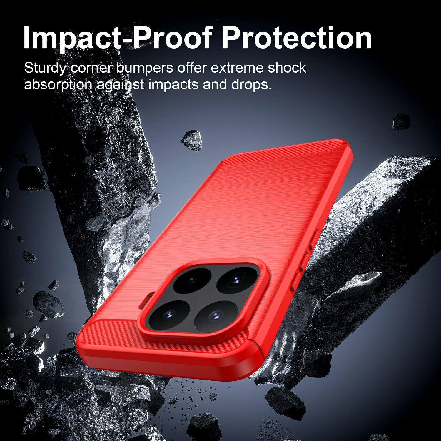 Силіконовий (TPU) чохол UniCase Carbon для Xiaomi 17T Pro - Black. Фото 4 Силіконовий (TPU) чохол UniCase Carbon для Xiaomi 17T Pro - Black (422326B). Фото 4 з 9