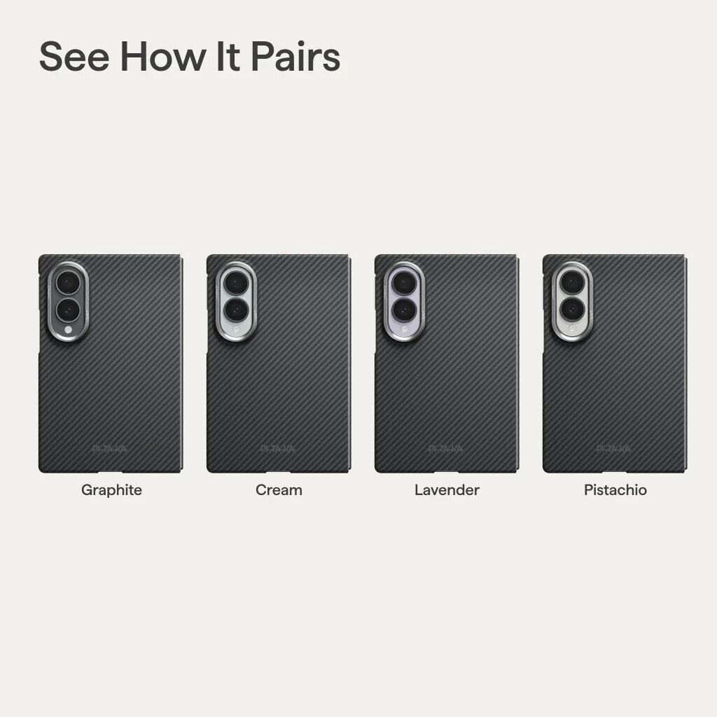 Ультратонкий чехол Pitaka Edge Case (FF) для Samsung Galaxy Fold 8 (FBWFOLD8) - Black / Grey (Twill). Фото 6 Ультратонкий чехол Pitaka Edge Case (FF) для Samsung Galaxy Fold 8 (FBWFOLD8) - Black / Grey (Twill) (424581B). Фото 6 из 12