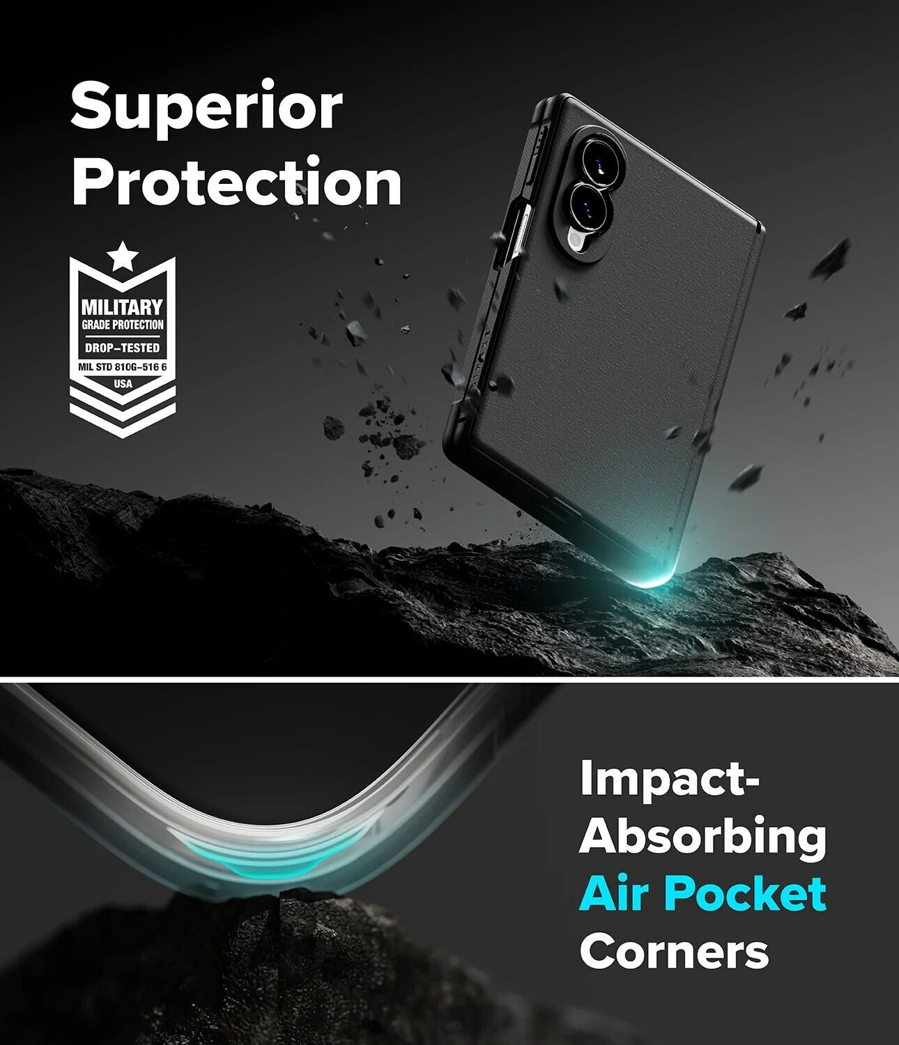 Защитный чехол Ringke Onyx Flap Magnetic для Samsung Galaxy Fold 8 (8800380460539) - Black. Фото 12 Защитный чехол Ringke Onyx Flap Magnetic для Samsung Galaxy Fold 8 (8800380460539) - Black (424578B). Фото 12 из 26