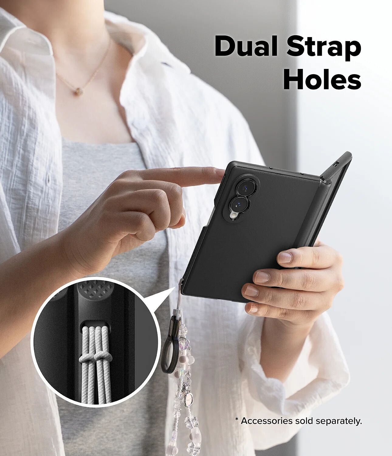 Защитный чехол Ringke Onyx Flap Magnetic для Samsung Galaxy Fold 8 (8800380460539) - Black. Фото 16 Защитный чехол Ringke Onyx Flap Magnetic для Samsung Galaxy Fold 8 (8800380460539) - Black (424578B). Фото 16 из 26