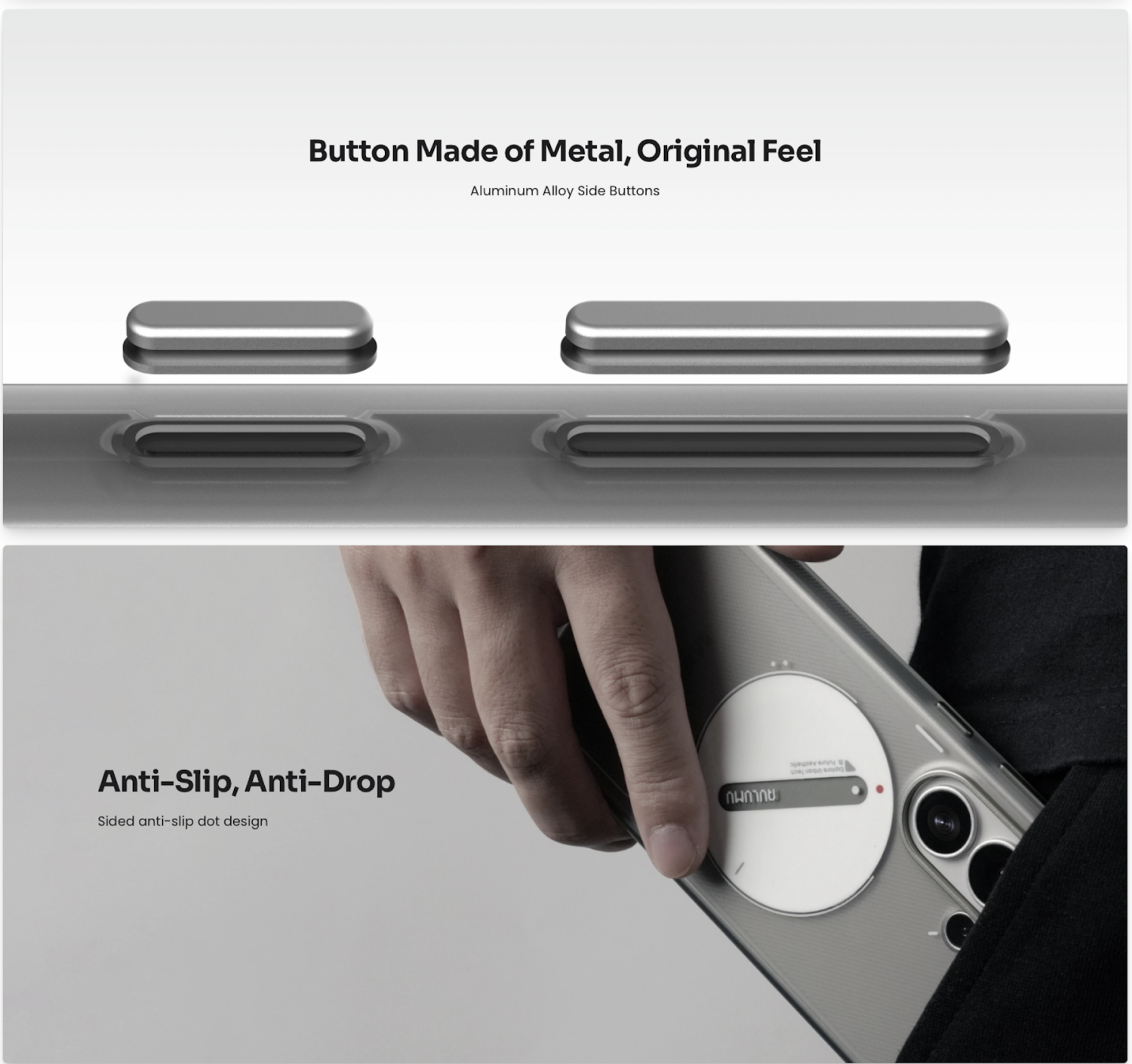 Защитный чехол AULUMU Frosted Glow Case для Samsung Galaxy S26 Ultra (S948) - Transparent Grey. Фото 10 Защитный чехол AULUMU Frosted Glow Case для Samsung Galaxy S26 Ultra (S948) - Transparent Grey (408577H). Фото 10 из 13