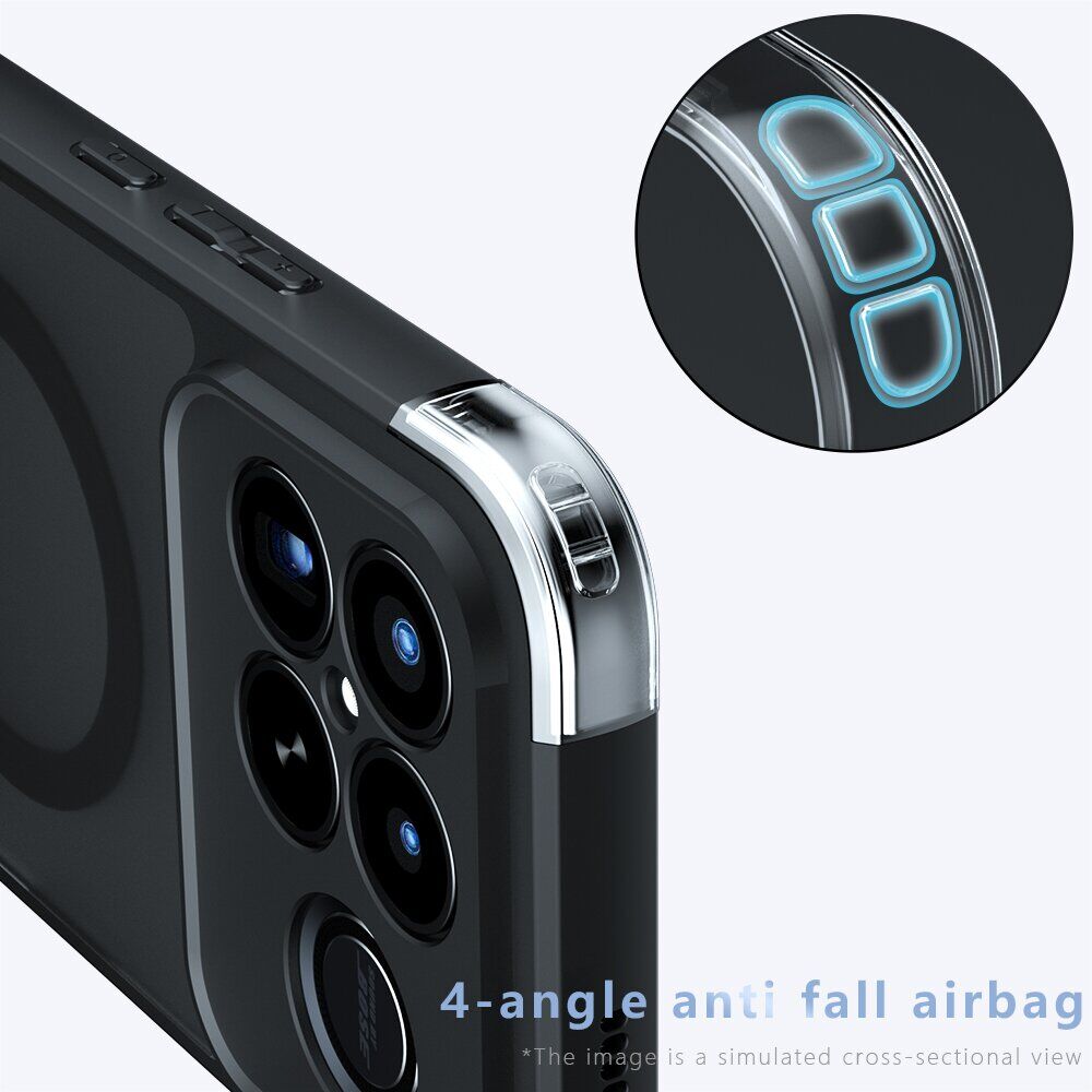 Защитный чехол Deexe Matte Skin with MagSafe для Xiaomi Poco F8 Ultra - Black. Фото 7 Защитный чехол Deexe Matte Skin with MagSafe для Xiaomi Poco F8 Ultra - Black (403443B). Фото 7 из 13