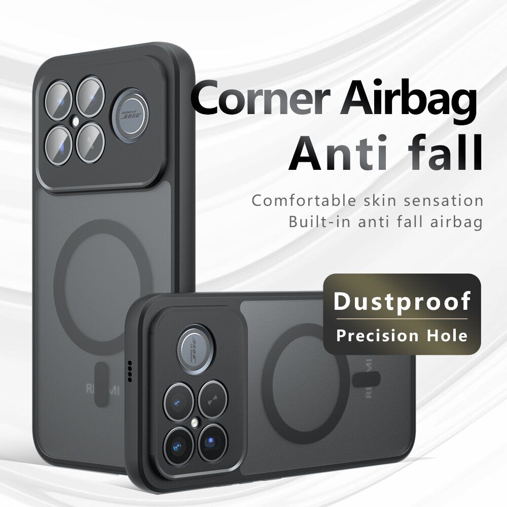 Защитный чехол Deexe Matte Skin with MagSafe для Xiaomi Poco F8 Ultra - Black. Фото 3 Защитный чехол Deexe Matte Skin with MagSafe для Xiaomi Poco F8 Ultra - Black (403443B). Фото 3 из 13