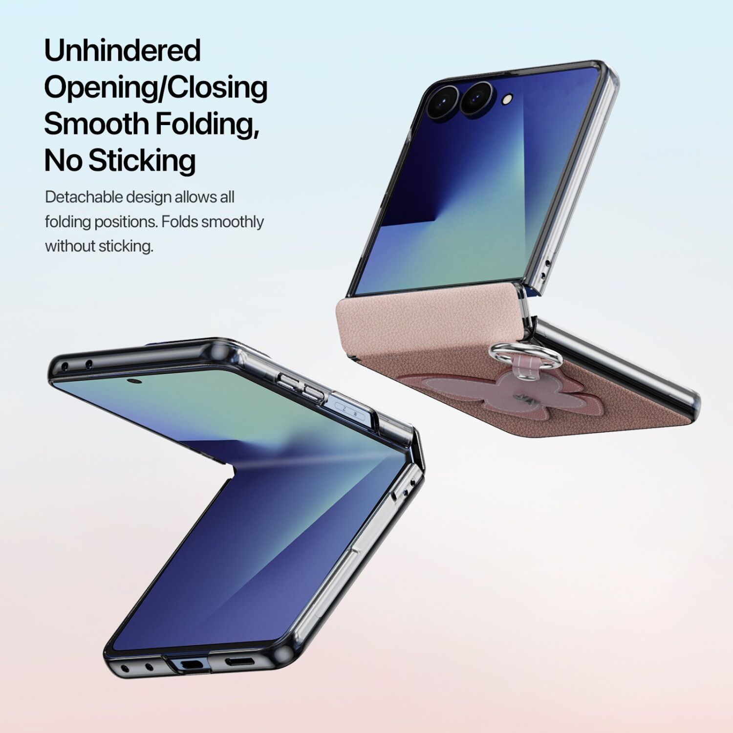 Захисний чохол DUX DUCIS Luvy Series для Samsung Galaxy Flip 8 - Yellow / White. Фото 8 Захисний чохол DUX DUCIS Luvy Series для Samsung Galaxy Flip 8 - Yellow / White (423522YW). Фото 8 з 10