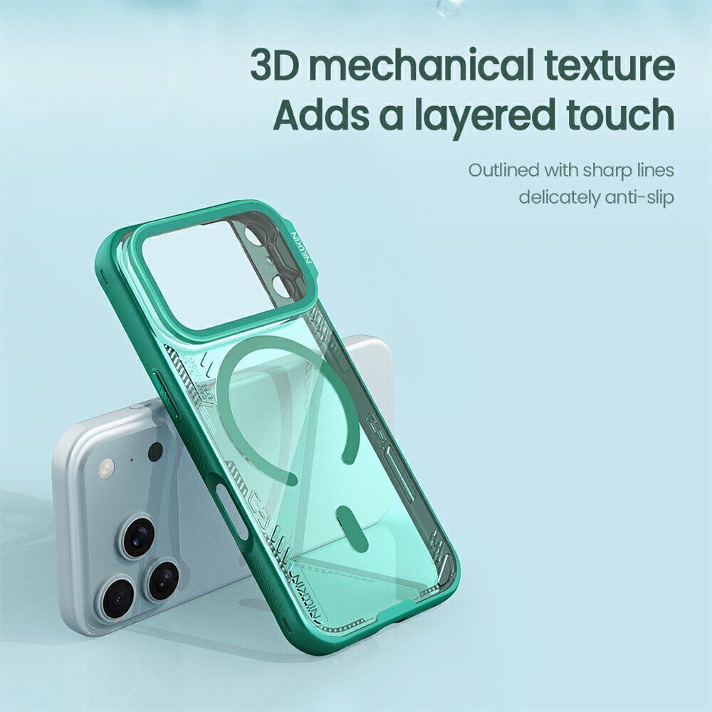 Захисний чохол NILLKIN Iceblade Prop Magnetic (Precise Cut-out) для iPhone 18 Pro / 17 Pro - Green. Фото 11 Захисний чохол NILLKIN Iceblade Prop Magnetic (Precise Cut-out) для iPhone 18 Pro / 17 Pro - Green (423621G). Фото 11 з 19
