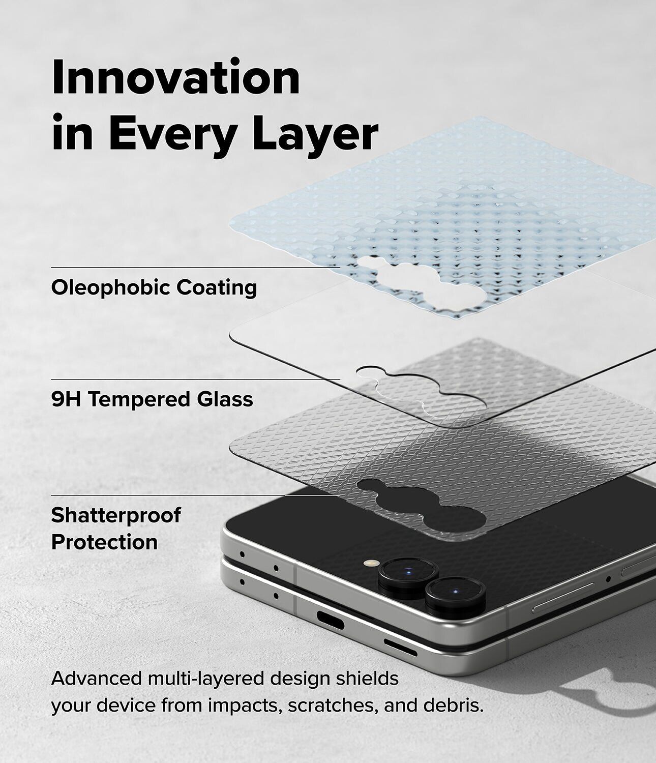 Комплект защитных стекол (2шт) Ringke Cover Display Tempered Glass Pro для Samsung Galaxy Flip 8 (8800328819412). Фото 12 Комплект защитных стекол (2шт) Ringke Cover Display Tempered Glass Pro для Samsung Galaxy Flip 8 (8800328819412) (423542). Фото 12 из 20