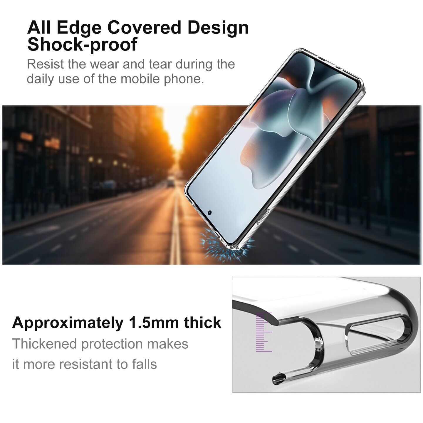 Силиконовый чехол IMAK UX-10 Series для Motorola Edge 70 Max - Transparent. Фото 6 Силиконовый чехол IMAK UX-10 Series для Motorola Edge 70 Max - Transparent (435518T). Фото 6 из 9
