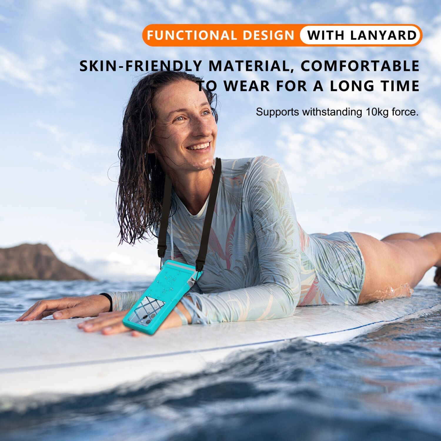 Вологозахисний чохол SHELLBOX Waterproof Bag - Blue. Фото 7 Вологозахисний чохол SHELLBOX Waterproof Bag - Blue (981864L). Фото 7 з 13