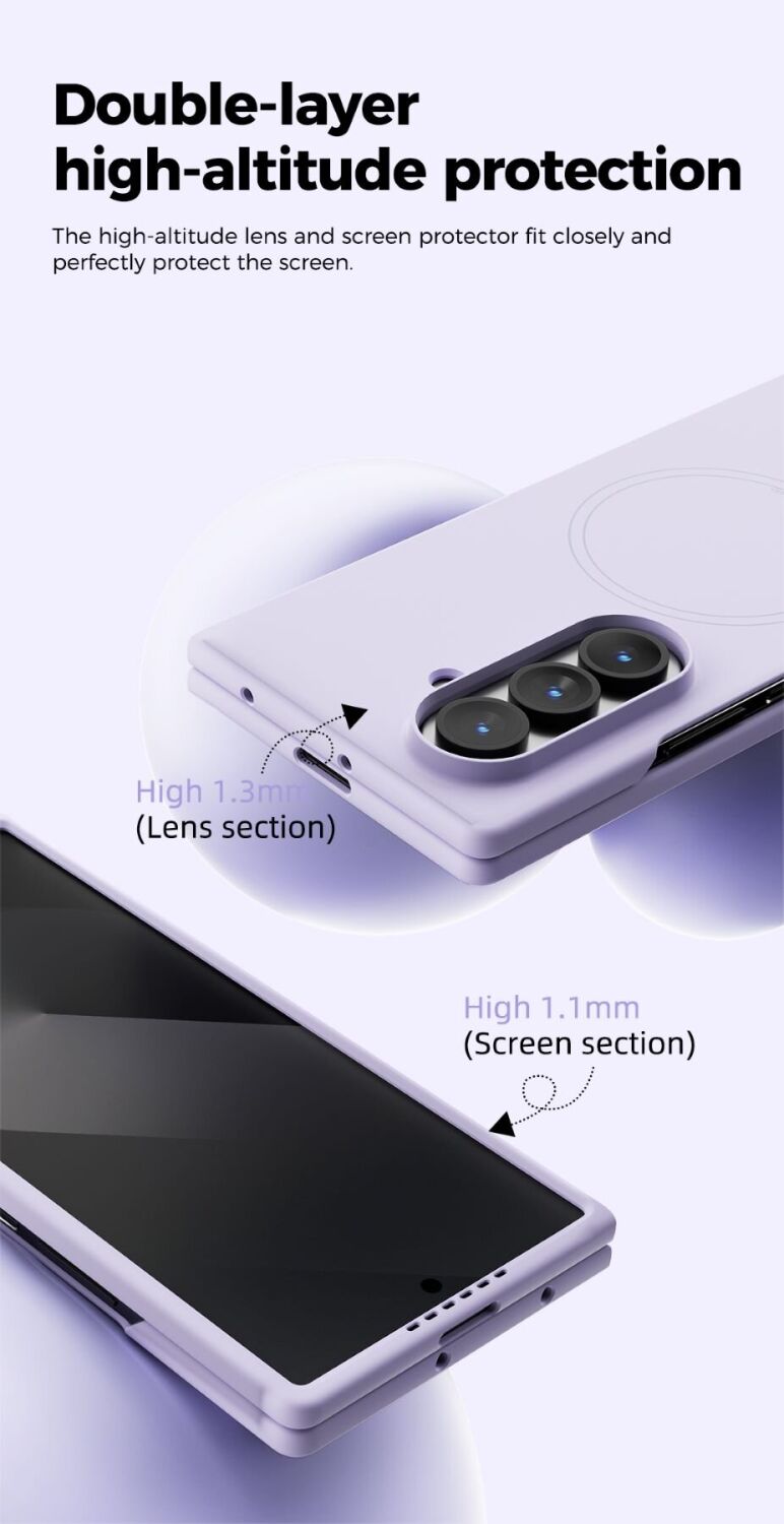 Захисний чохол ABEEL Lyra Skin with MagSafe (FF) для Samsung Galaxy Fold 8 Ultra - Pink. Фото 8 Захисний чохол ABEEL Lyra Skin with MagSafe (FF) для Samsung Galaxy Fold 8 Ultra - Pink (424007P). Фото 8 з 9