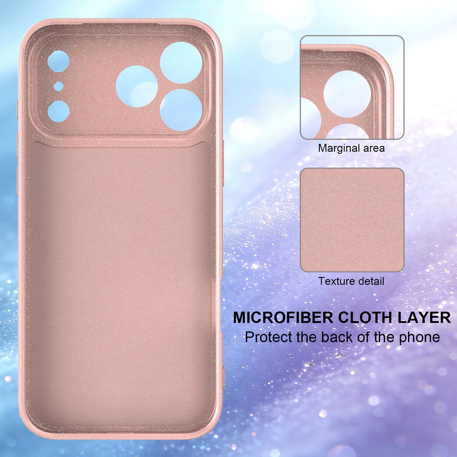 Захисний чохол Deexe Glitter Case with MagSafe для iPhone 18 Pro Max / 17 Pro Max - Blue. Фото 4 Захисний чохол Deexe Glitter Case with MagSafe для iPhone 18 Pro Max / 17 Pro Max - Blue (423867L). Фото 4 з 7