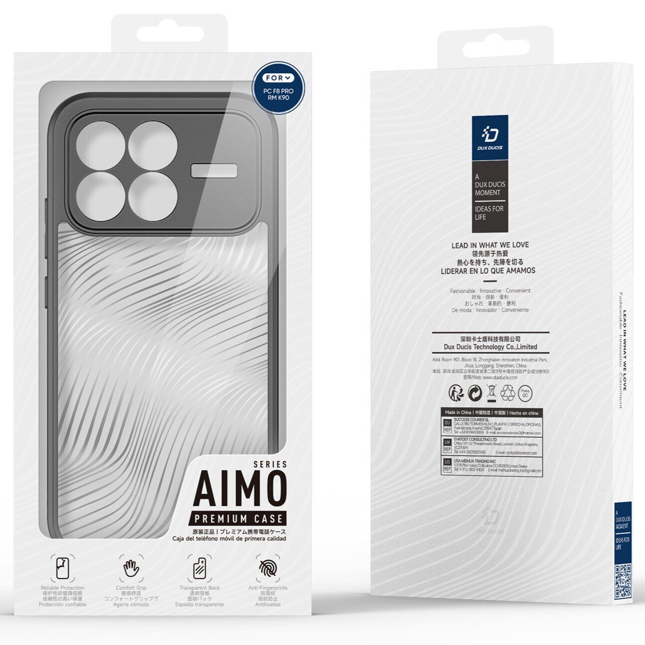 Защитный чехол DUX DUCIS Aimo Series для Xiaomi Poco F8 Pro - Black. Фото 9 Защитный чехол DUX DUCIS Aimo Series для Xiaomi Poco F8 Pro - Black (403547B). Фото 9 из 10