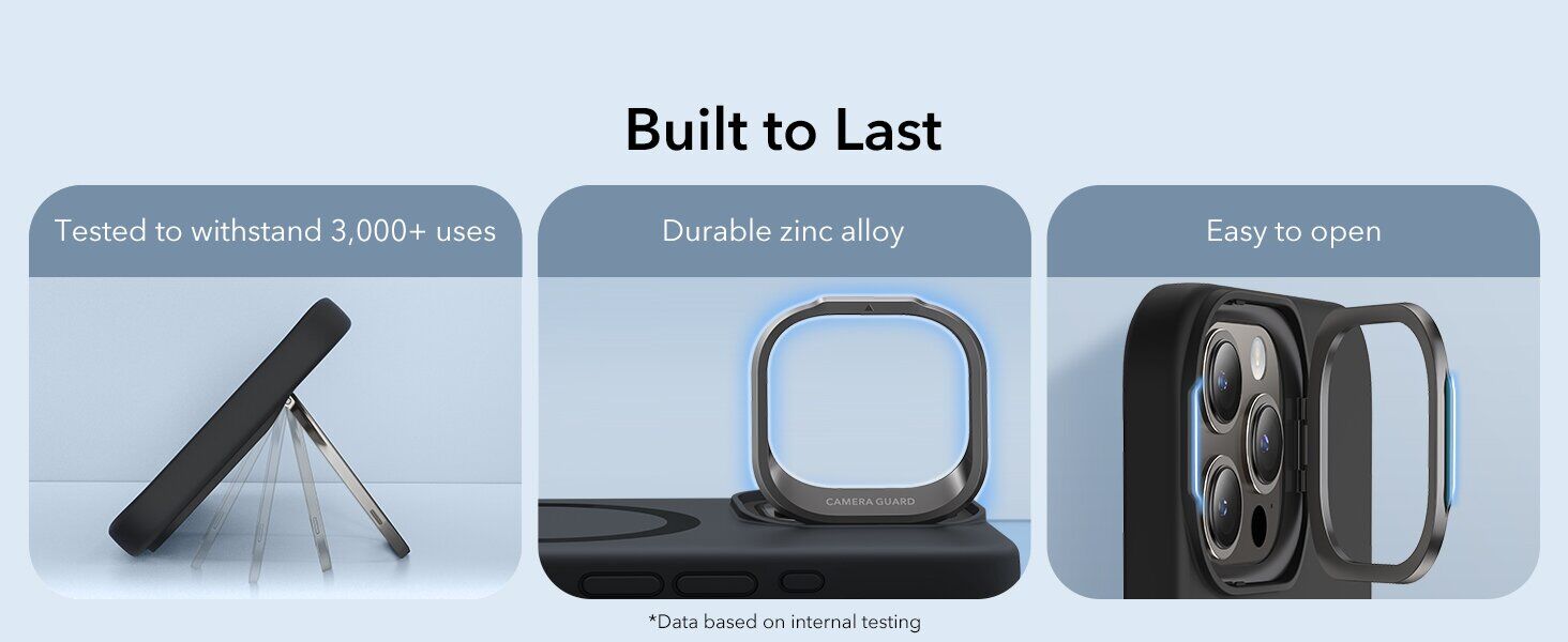 Захисний чохол ESR Cloud Soft Case with Stash Stand (HaloLock) для iPhone 15 Pro Max - Black. Фото 11 Захисний чохол ESR Cloud Soft Case with Stash Stand (HaloLock) для iPhone 15 Pro Max - Black (339414B). Фото 11 з 12