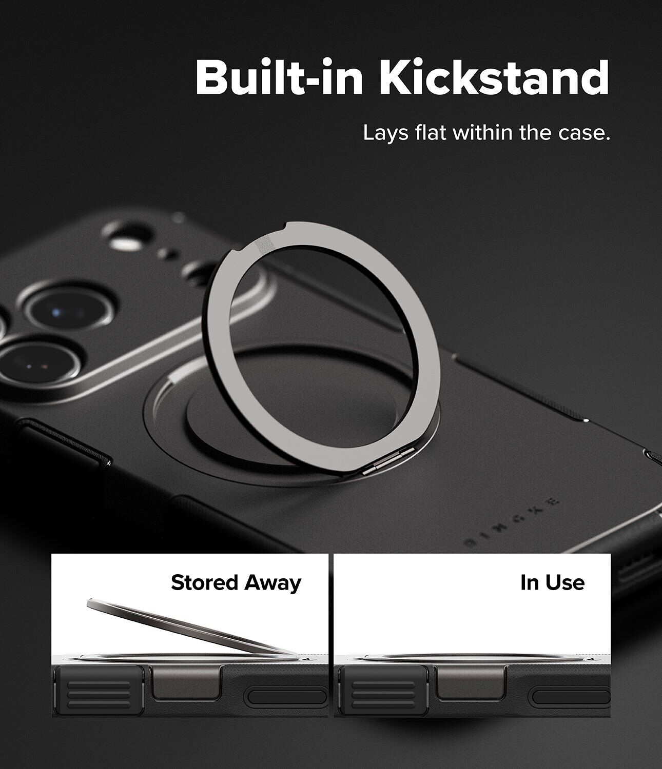 Захисний чохол Ringke Alles для iPhone 17 Pro Max (8800328810518) - Gun Metal. Фото 6 Захисний чохол Ringke Alles для iPhone 17 Pro Max (8800328810518) - Gun Metal (411126H). Фото 6 з 13