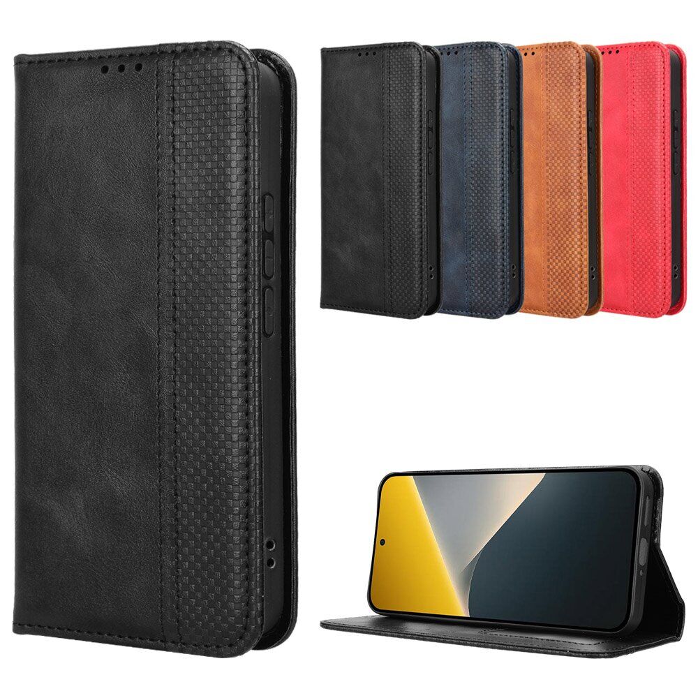 Чохол-книжка Deexe Retro Style для Xiaomi Poco X8 - Red. Фото 8 Чохол-книжка Deexe Retro Style для Xiaomi Poco X8 - Red (219911R). Фото 8 з 18