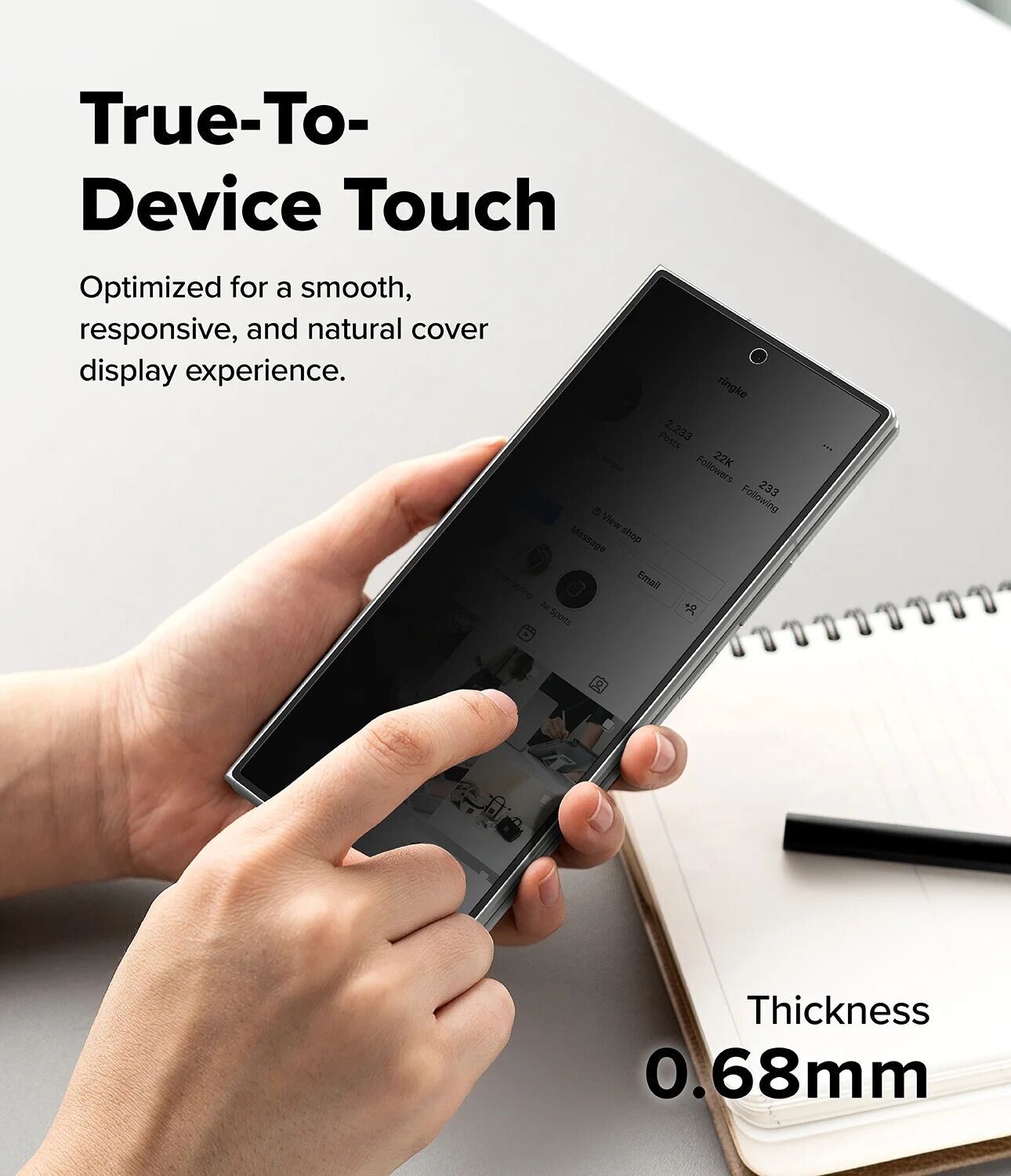 Комплект защитных стекол (2шт) Ringke Easy Slide Privacy для Samsung Galaxy Fold 8 Ultra (8800380460508). Фото 12 Комплект защитных стекол (2шт) Ringke Easy Slide Privacy для Samsung Galaxy Fold 8 Ultra (8800380460508) (424108). Фото 12 из 21