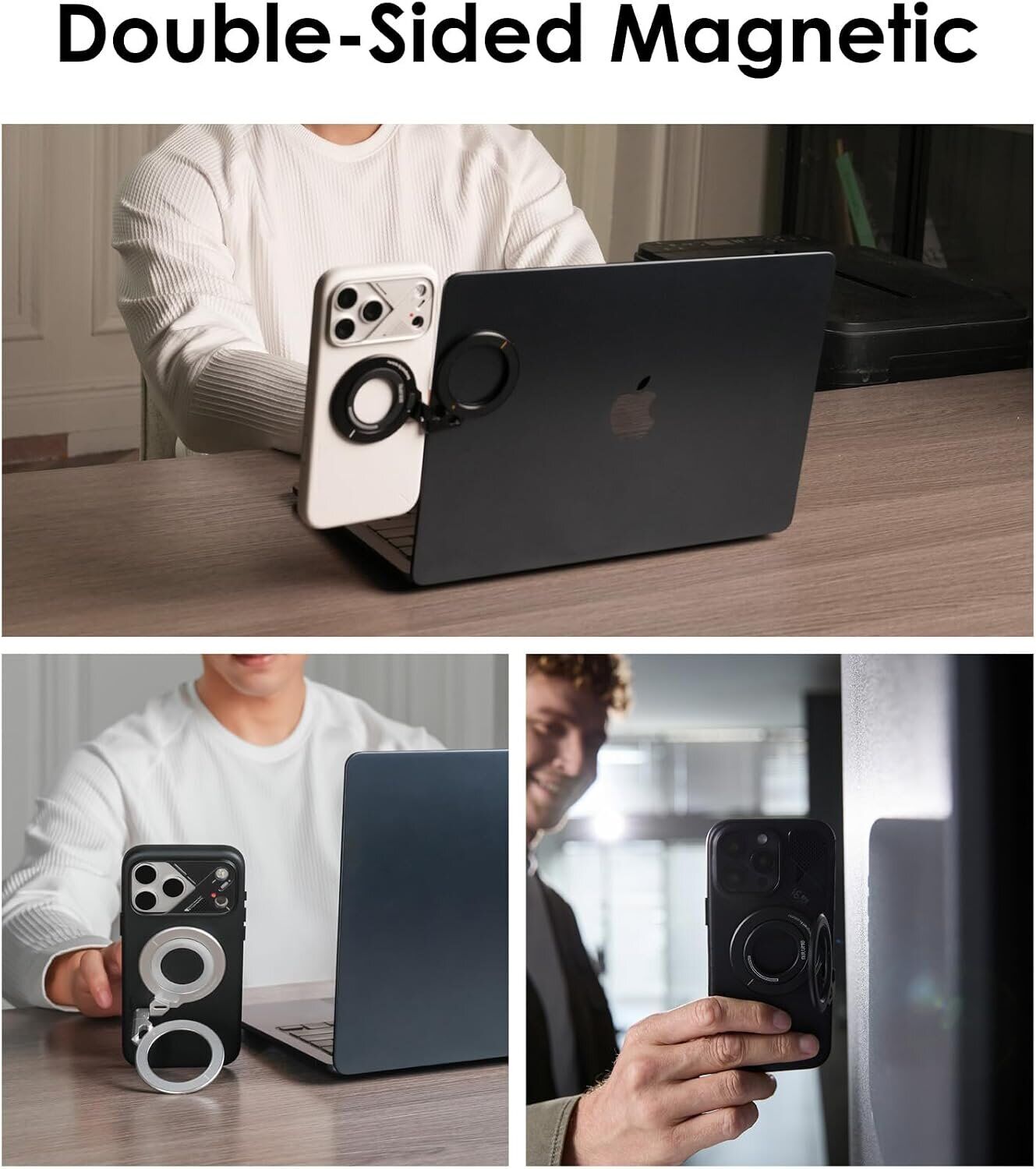 Магнитное кольцо-держатель AULUMU G09 Infinite 360 Magnetic Stand - Black. Фото 9 Магнитное кольцо-держатель AULUMU G09 Infinite 360 Magnetic Stand - Black (982624B). Фото 9 из 17