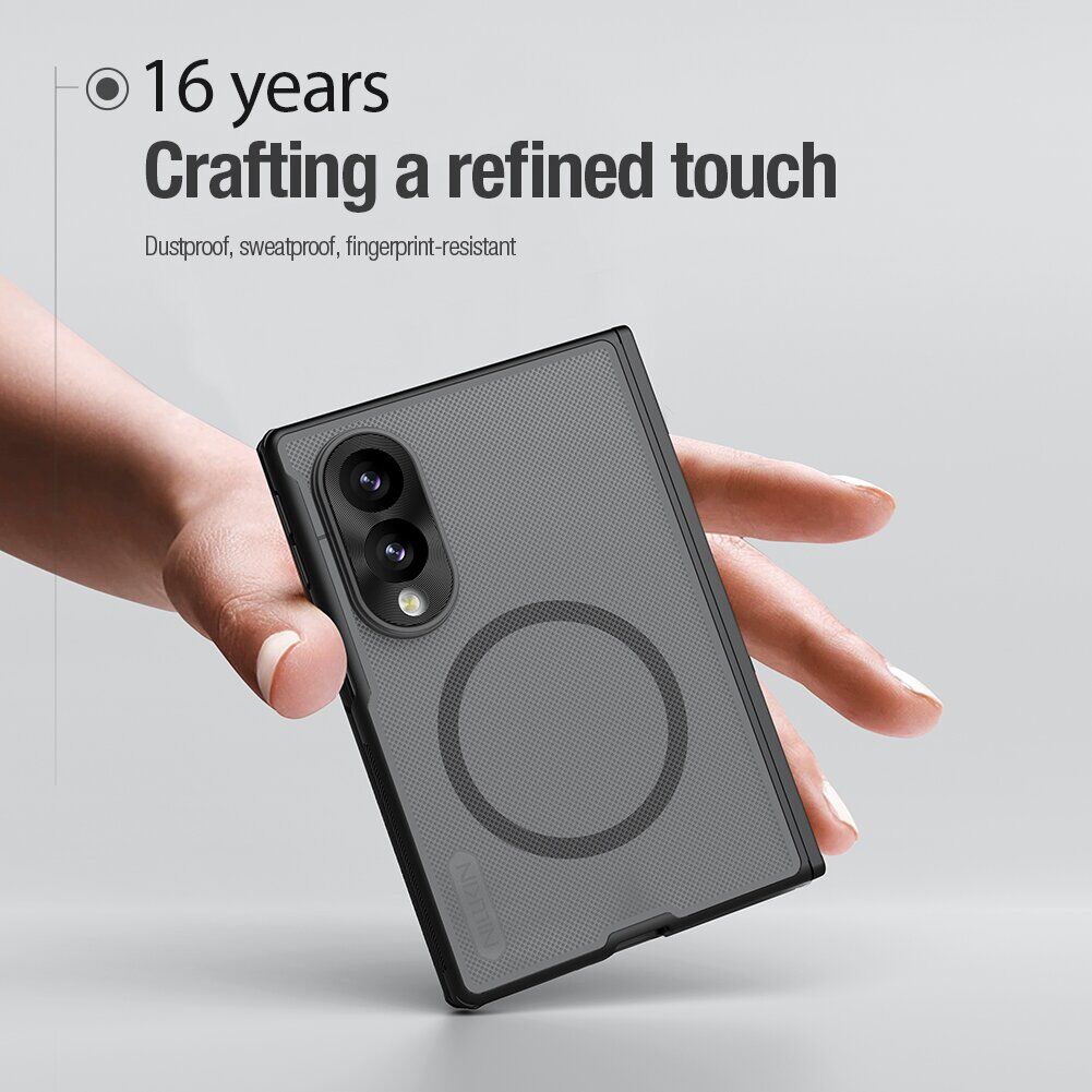 Пластиковый чехол NILLKIN Super Frosted Shield Pro (FF) для Samsung Galaxy Fold 8 - Transparent. Фото 8 Пластиковый чехол NILLKIN Super Frosted Shield Pro (FF) для Samsung Galaxy Fold 8 - Transparent (424516T). Фото 8 из 17