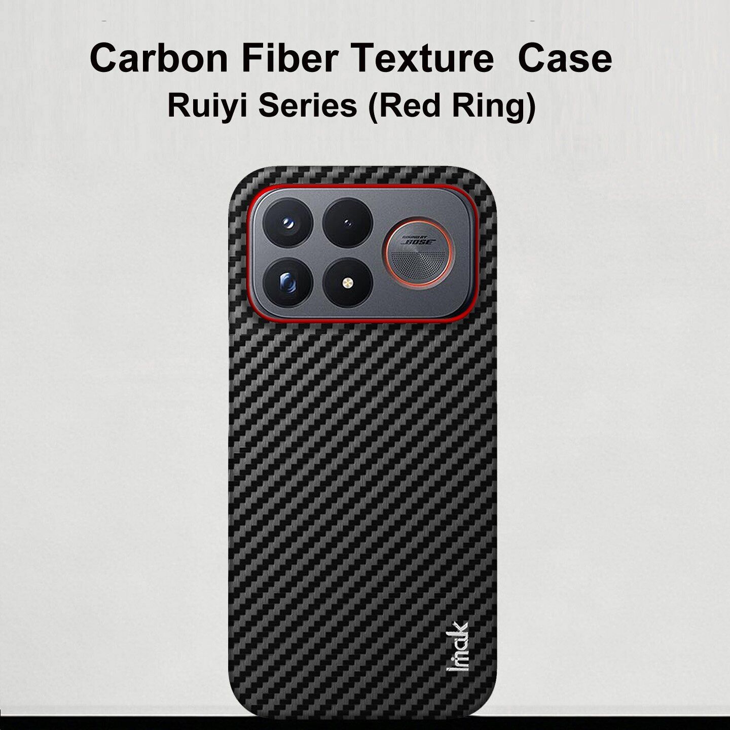 Защитный чехол IMAK Carbon Guard для Xiaomi Poco F9 Ultra - Carbon Fiber. Фото 3 Защитный чехол IMAK Carbon Guard для Xiaomi Poco F9 Ultra - Carbon Fiber (430133C). Фото 3 из 8