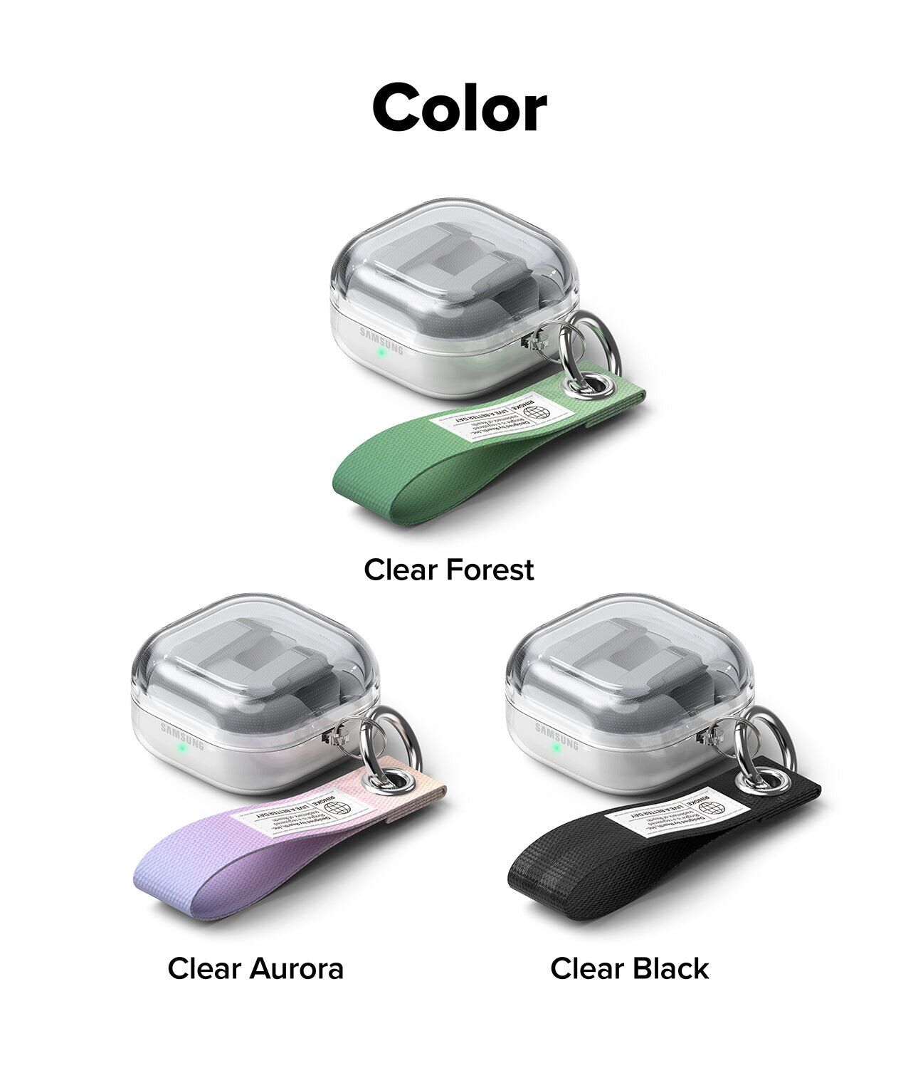 Захисний чохол Ringke Air (FH) для Samsung Galaxy Buds 4 / Buds 4 Pro (8800328818903) - Clear Black. Фото 10 Захисний чохол Ringke Air (FH) для Samsung Galaxy Buds 4 / Buds 4 Pro (8800328818903) - Clear Black (407428B). Фото 10 з 14