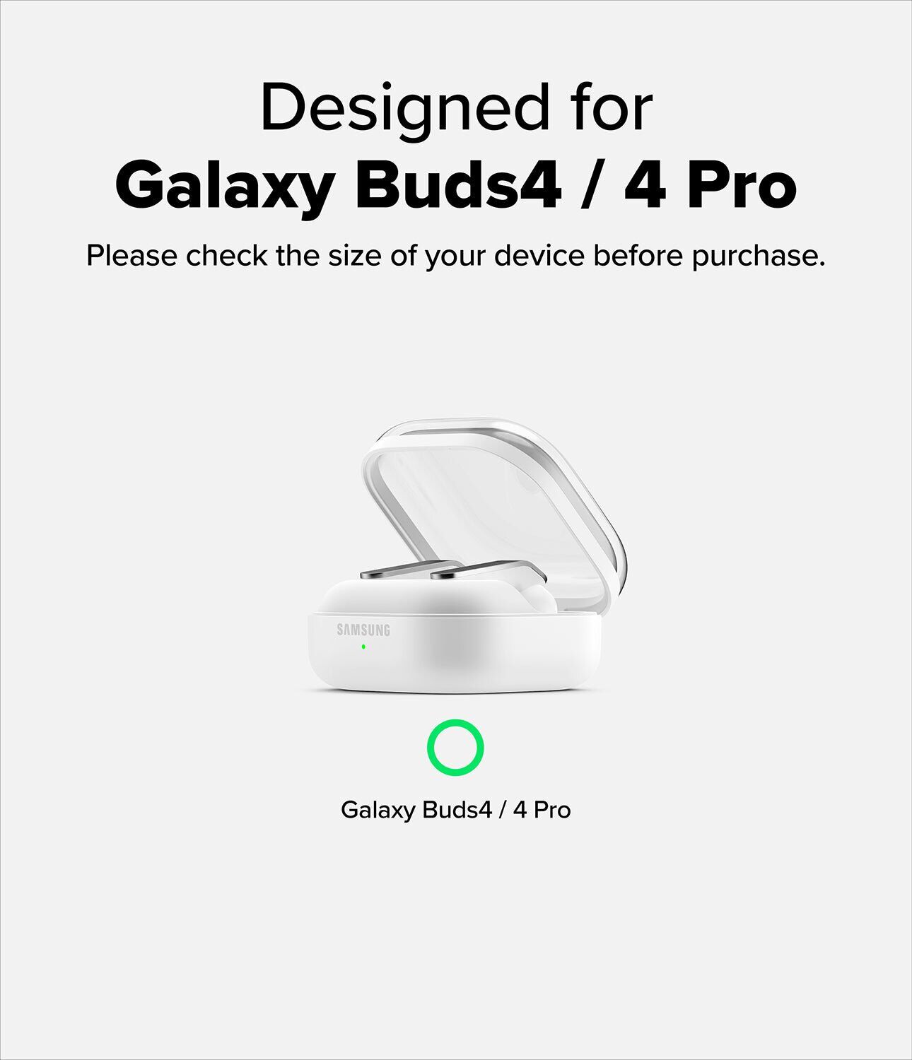 Захисний чохол Ringke Air (FH) для Samsung Galaxy Buds 4 / Buds 4 Pro (8800328818903) - Clear Black. Фото 3 Захисний чохол Ringke Air (FH) для Samsung Galaxy Buds 4 / Buds 4 Pro (8800328818903) - Clear Black (407428B). Фото 3 з 14