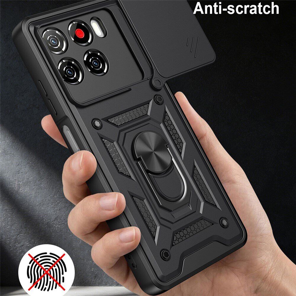 Чохол із захистом камери Deexe Armor Shield для ZTE Blade A56 - Silver. Фото 5 Чохол із захистом камери Deexe Armor Shield для ZTE Blade A56 - Silver (391119S). Фото 5 з 10