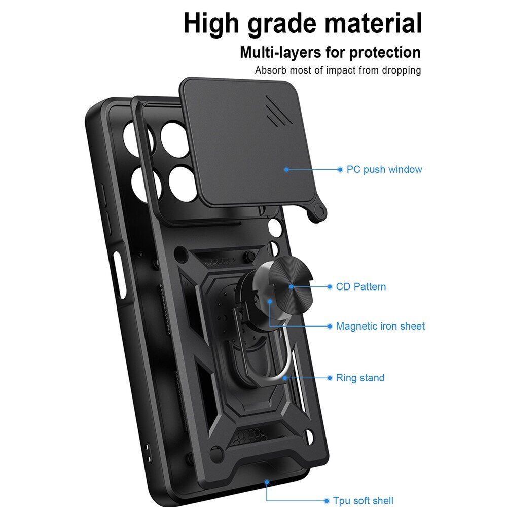 Чохол із захистом камери Deexe Armor Shield для ZTE Blade A56 - Silver. Фото 8 Чохол із захистом камери Deexe Armor Shield для ZTE Blade A56 - Silver (391119S). Фото 8 з 10