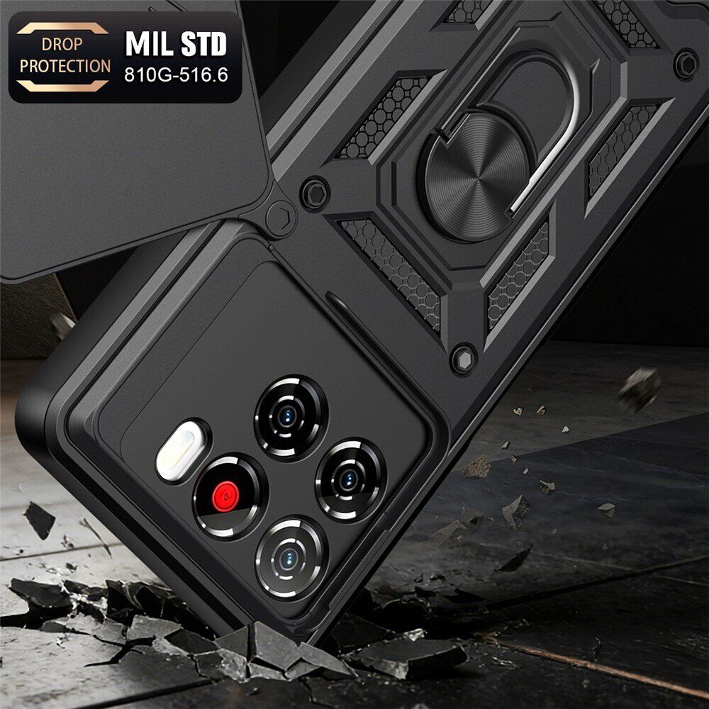 Чохол із захистом камери Deexe Armor Shield для ZTE Blade A56 - Silver. Фото 2 Чохол із захистом камери Deexe Armor Shield для ZTE Blade A56 - Silver (391119S). Фото 2 з 10