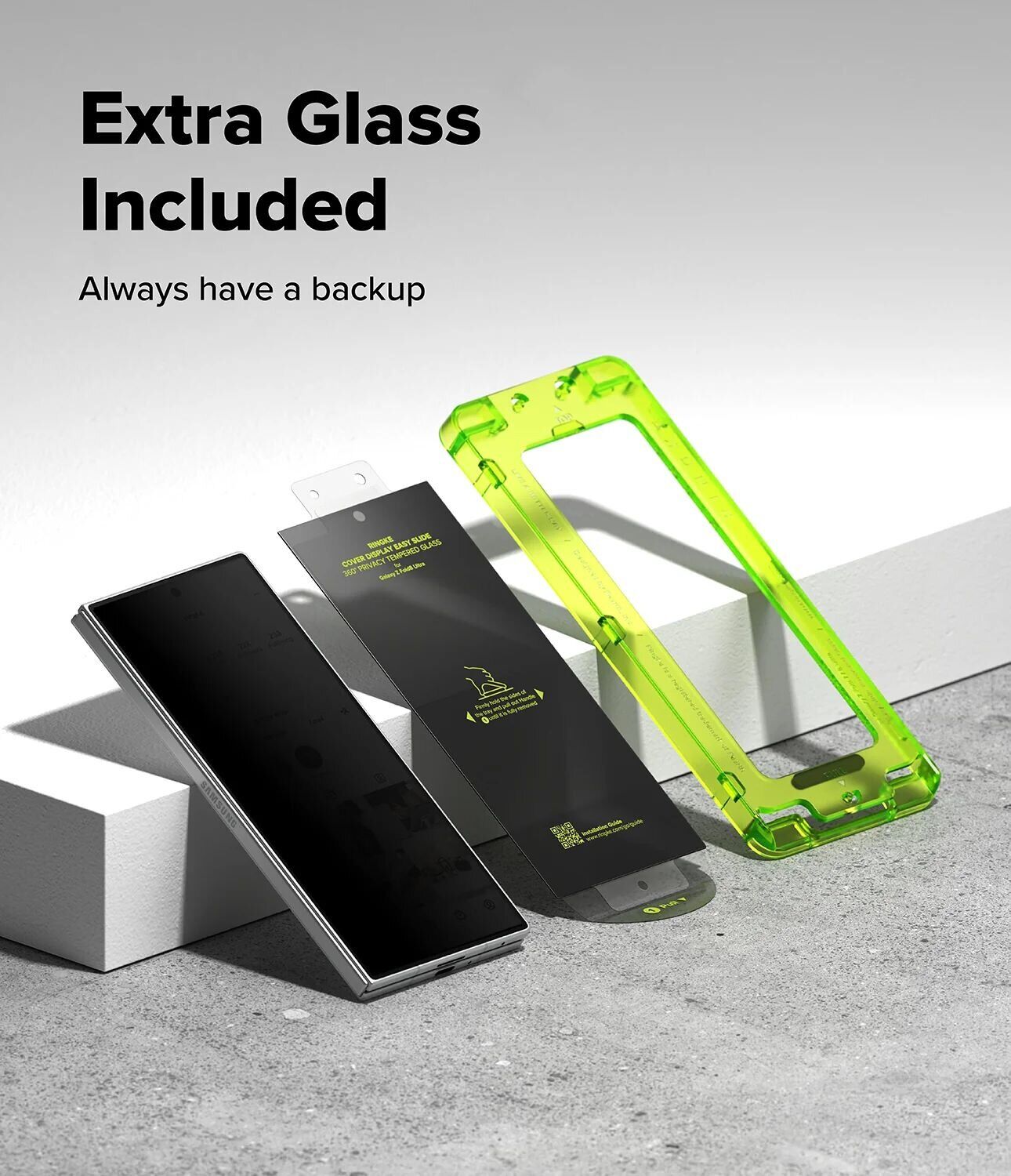 Комплект защитных стекол (2шт) Ringke Easy Slide 360 Privacy для Samsung Galaxy Fold 8 Ultra (8800328819993). Фото 11 Комплект защитных стекол (2шт) Ringke Easy Slide 360 Privacy для Samsung Galaxy Fold 8 Ultra (8800328819993) (424102). Фото 11 из 23