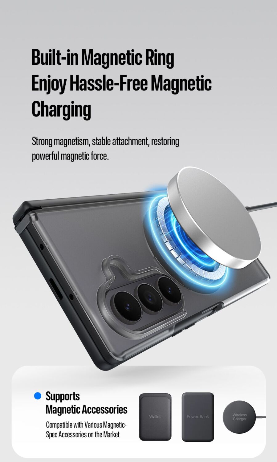 Захисний чохол Dux Ducis Horizon MagStand для Samsung Galaxy Fold 8 Ultra / Fold 7 - Grey. Фото 17 Захисний чохол Dux Ducis Horizon MagStand для Samsung Galaxy Fold 8 Ultra / Fold 7 - Grey (424033H). Фото 17 з 23