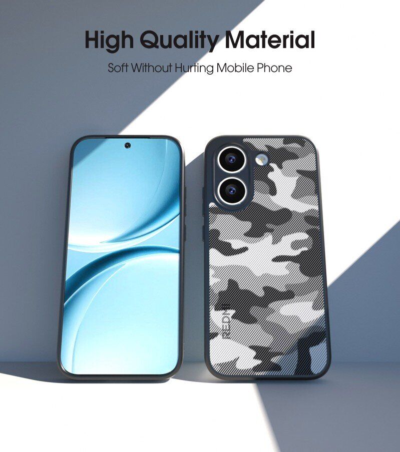 Защитный чехол IBMRS Military для Xiaomi Poco X8 Pro - Grid Camouflage. Фото 3 Защитный чехол IBMRS Military для Xiaomi Poco X8 Pro - Grid Camouflage (409061GC). Фото 3 из 6