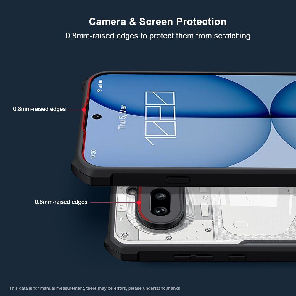 Захисний чохол XUNDD Rugged Case для Nothing Phone (4a) - Black. Фото 7 Захисний чохол XUNDD Rugged Case для Nothing Phone (4a) - Black (411305B). Фото 7 з 8