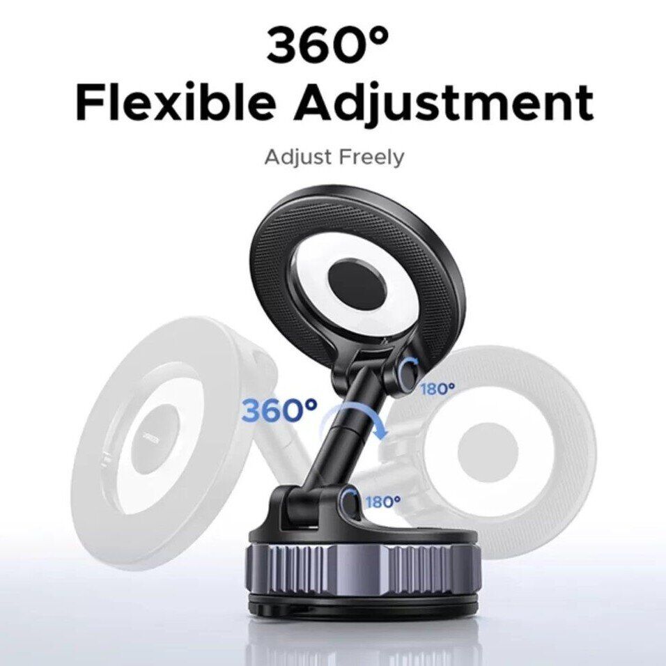 Автомобильный держатель UGREEN LP970 Suction Cup Magnetic Phone Mount - Metal Gray. Фото 5 Автомобильный держатель UGREEN LP970 Suction Cup Magnetic Phone Mount - Metal Gray (982714H). Фото 5 из 8