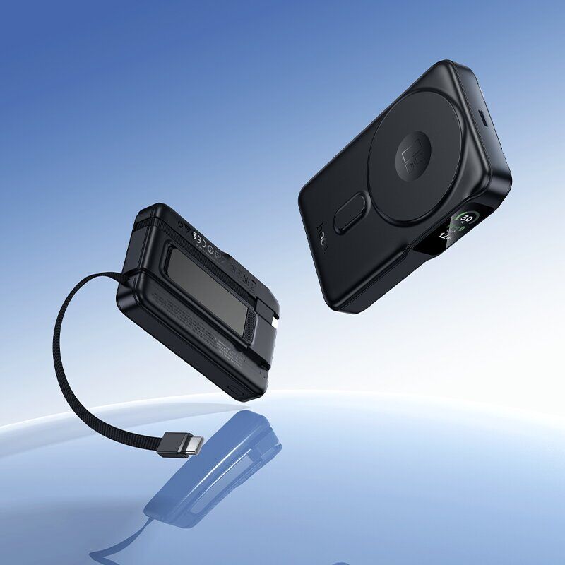 Внешний аккумулятор Hoco Q48 PD20W (10000mAh) + кабель Type-C+Lightning - Black. Фото 8 Внешний аккумулятор Hoco Q48 PD20W (10000mAh) + кабель Type-C+Lightning - Black (995590B). Фото 8 из 9