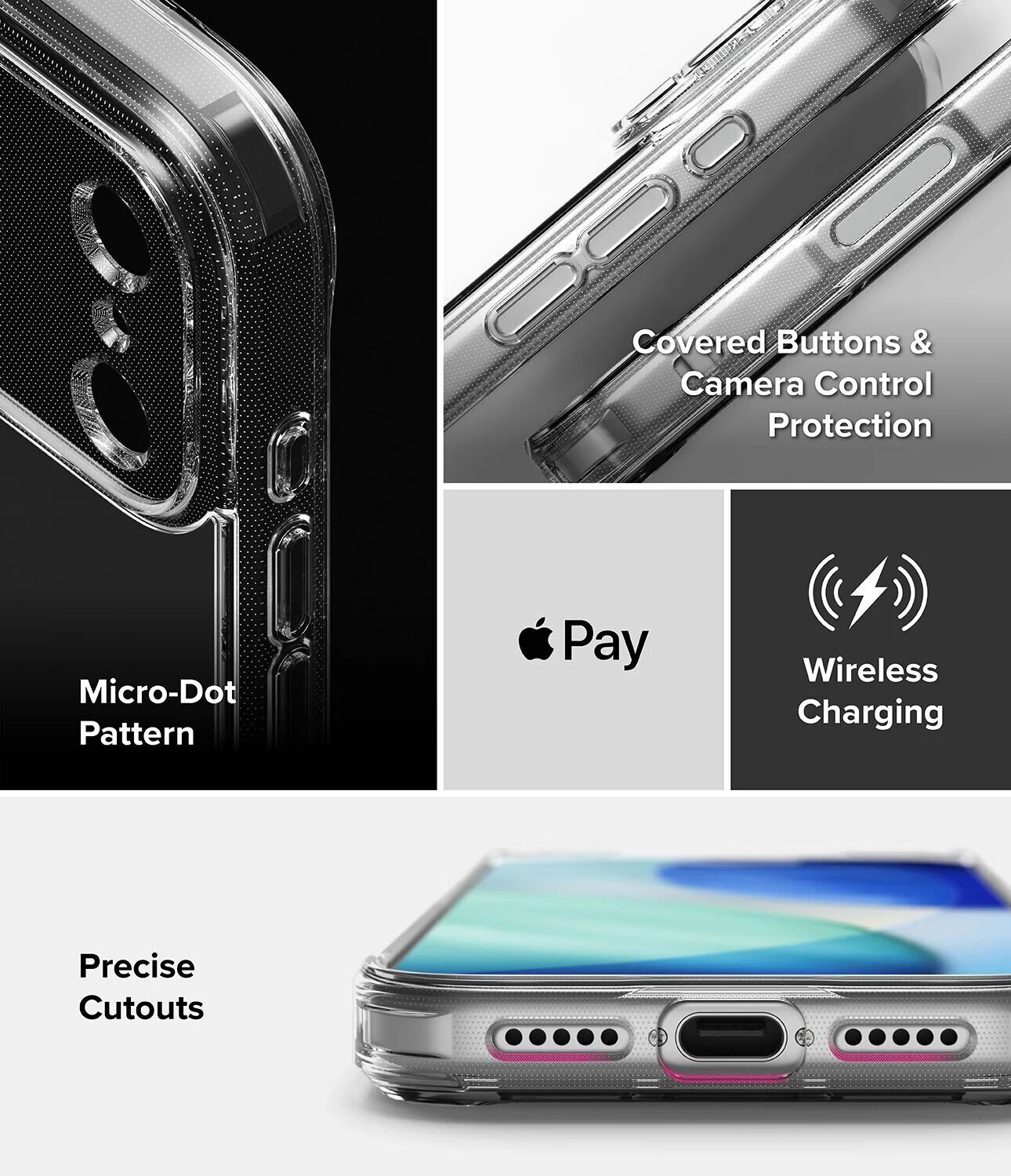 Защитный чехол Ringke Fusion для iPhone 18 Pro Max (8800380461512) - Clear. Фото 16 Защитный чехол Ringke Fusion для iPhone 18 Pro Max (8800380461512) - Clear (423978C). Фото 16 из 19