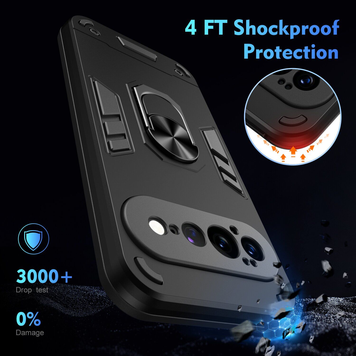 Защитный чехол Deexe Hybrid Shell для Google Pixel 11 Pro XL - Green. Фото 2 Защитный чехол Deexe Hybrid Shell для Google Pixel 11 Pro XL - Green (426009G). Фото 2 из 7