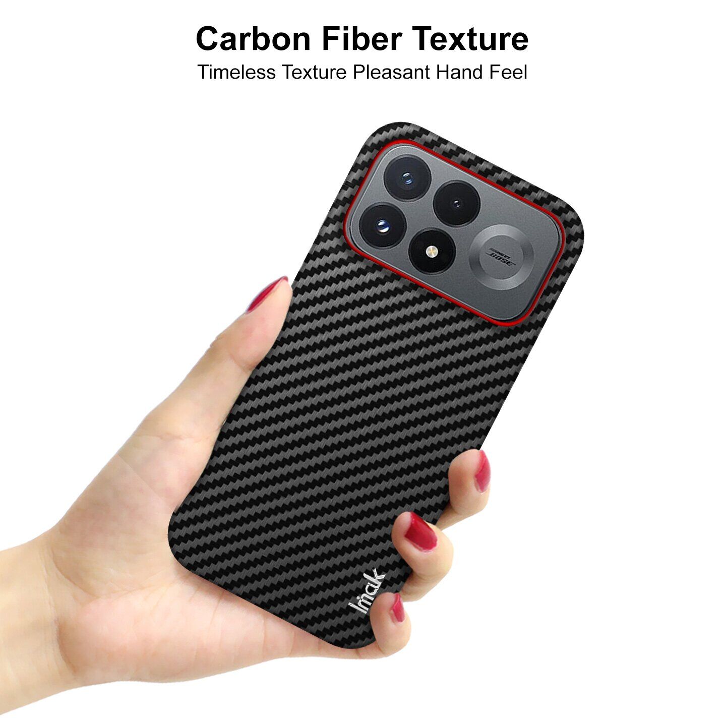 Защитный чехол IMAK Carbon Guard для Xiaomi Poco F9 Pro - Carbon Fiber. Фото 5 Защитный чехол IMAK Carbon Guard для Xiaomi Poco F9 Pro - Carbon Fiber (429129C). Фото 5 из 8