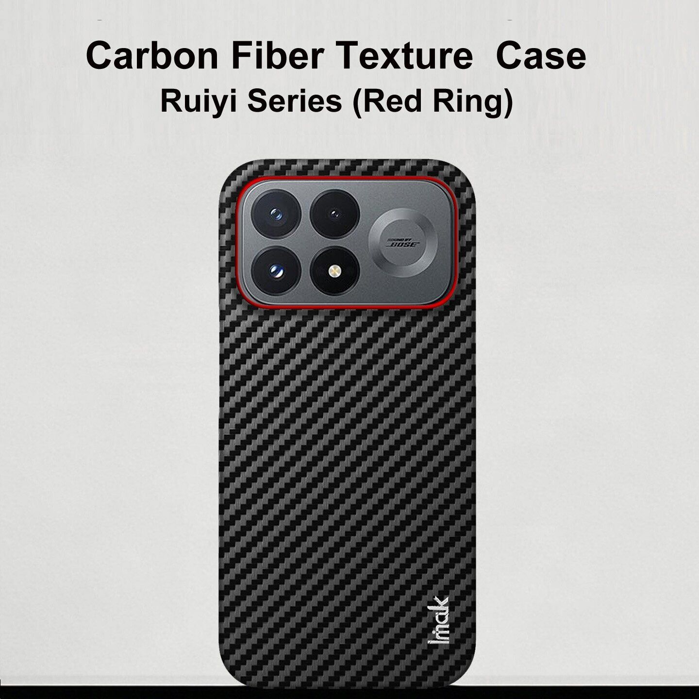 Защитный чехол IMAK Carbon Guard для Xiaomi Poco F9 Pro - Carbon Fiber. Фото 3 Защитный чехол IMAK Carbon Guard для Xiaomi Poco F9 Pro - Carbon Fiber (429129C). Фото 3 из 8