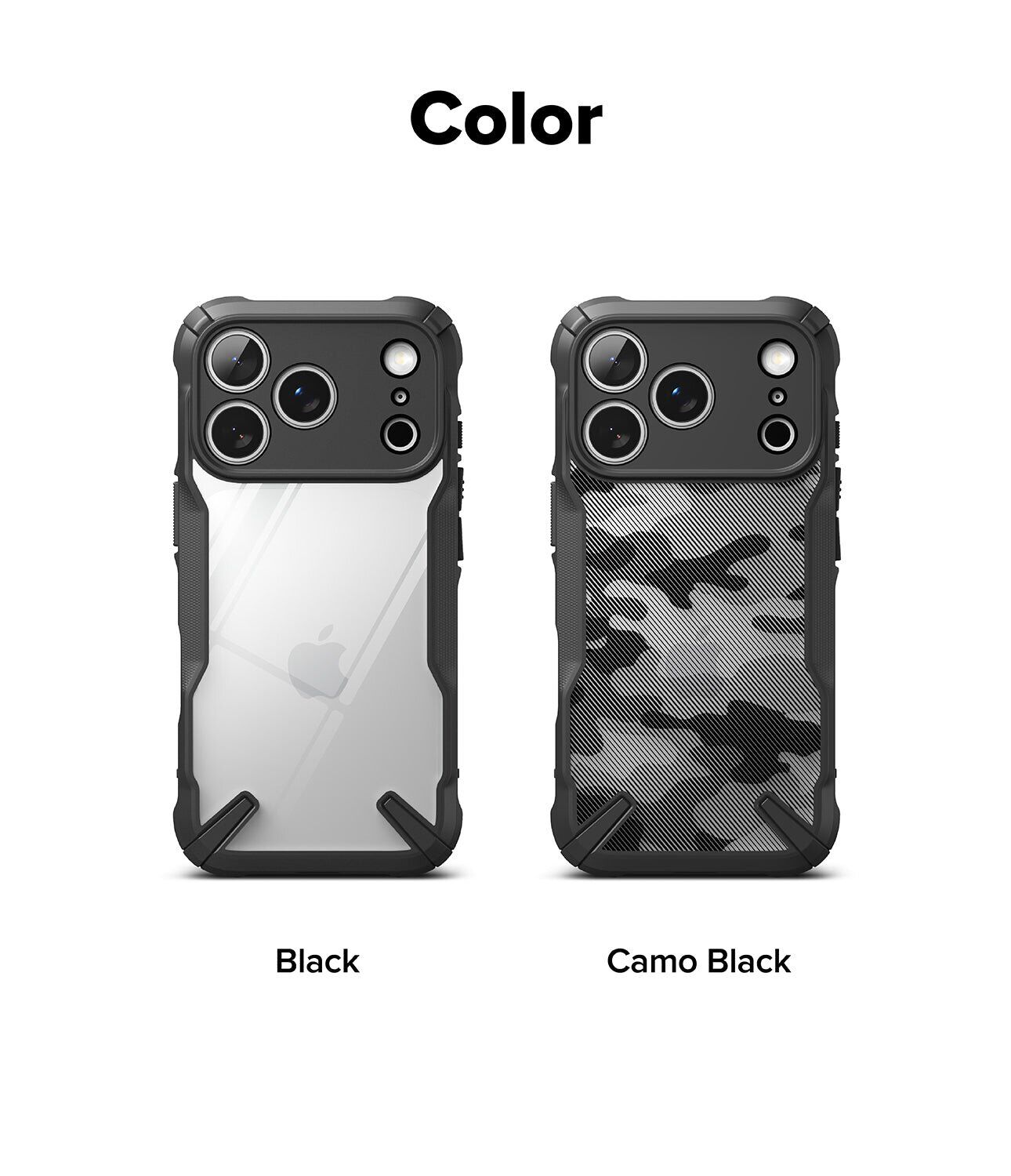 Защитный чехол Ringke Fusion X для iPhone 17 Pro (8800328810914) - Camo Black. Фото 9 Защитный чехол Ringke Fusion X для iPhone 17 Pro (8800328810914) - Camo Black (422700C). Фото 9 из 10