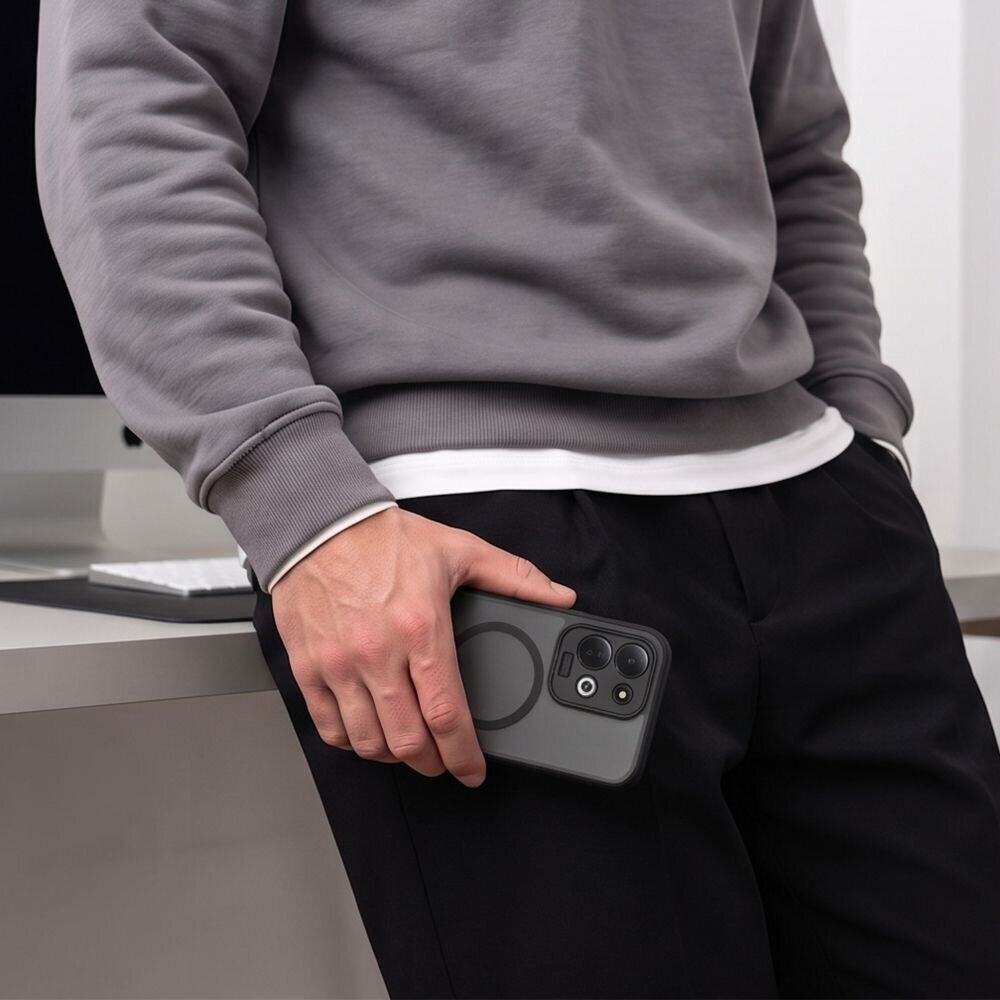 Захисний чохол Tech-Protect Magmat MagSafe для Xiaomi Redmi 17 (5906302342815) - Matte Black. Фото 7 Захисний чохол Tech-Protect Magmat MagSafe для Xiaomi Redmi 17 (5906302342815) - Matte Black (429039MB). Фото 7 з 9