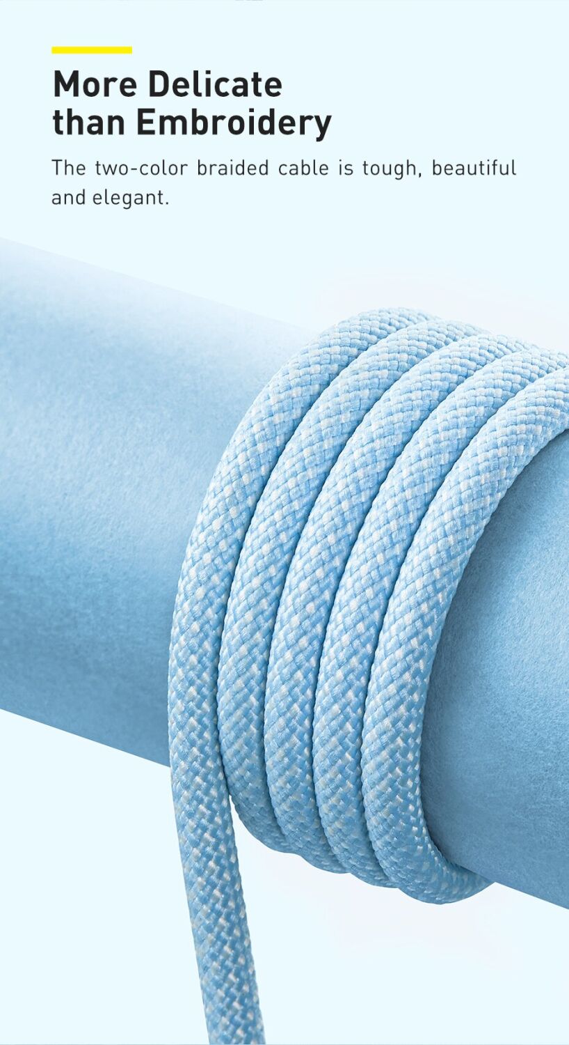 Кабель Baseus Dynamic Series USB to Lightning (2.4A, 1m) CALD000402 - White. Фото 8 Кабель Baseus Dynamic Series USB to Lightning (2.4A, 1m) CALD000402 - White (896286W). Фото 8 з 20