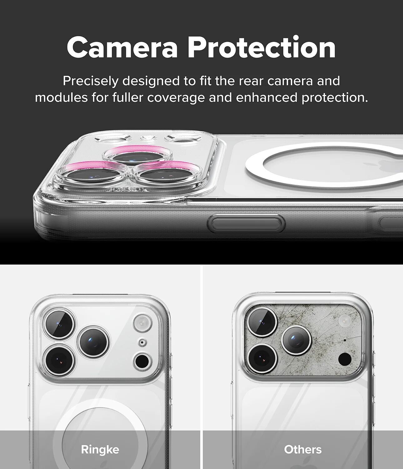 Защитный чехол Ringke Fusion Magnetic для iPhone 18 Pro Max (8800380461574) - Clear. Фото 12 Защитный чехол Ringke Fusion Magnetic для iPhone 18 Pro Max (8800380461574) - Clear (423979C). Фото 12 из 20