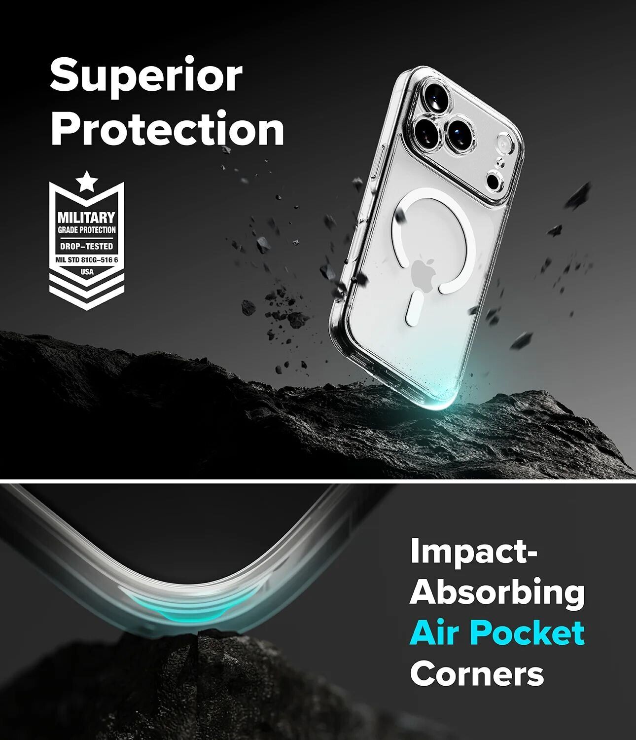 Защитный чехол Ringke Fusion Magnetic для iPhone 18 Pro Max (8800380461574) - Clear. Фото 11 Защитный чехол Ringke Fusion Magnetic для iPhone 18 Pro Max (8800380461574) - Clear (423979C). Фото 11 из 20