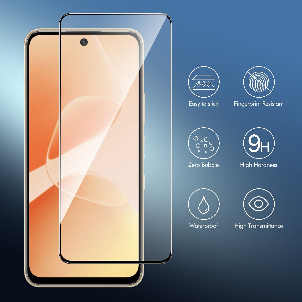 Захисне скло HAT PRINCE Full Glue Cover для Infinix Note 60 Pro - Black. Фото 2 Захисне скло HAT PRINCE Full Glue Cover для Infinix Note 60 Pro - Black (409401). Фото 2 з 5