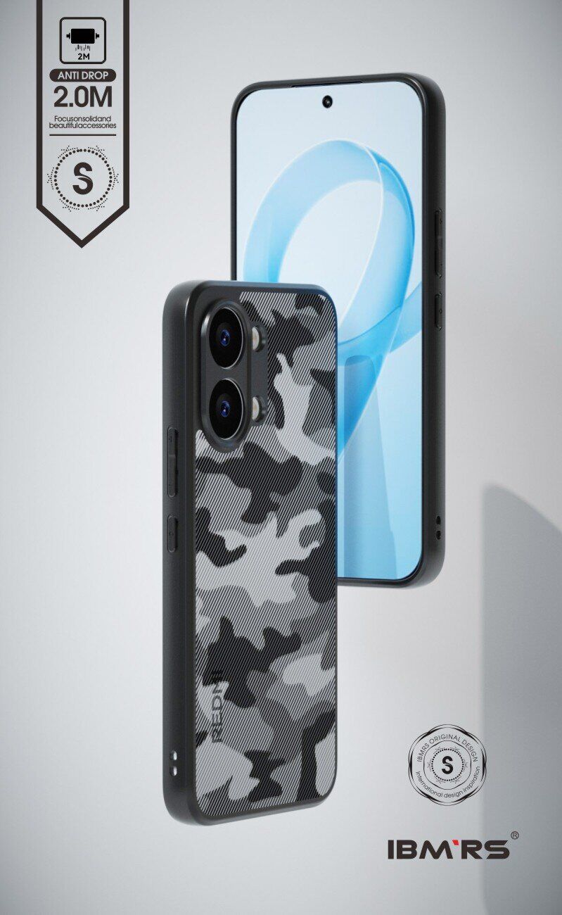 Защитный чехол IBMRS Military для Xiaomi Poco X8 Pro Max - Artistic Camouflage. Фото 2 Защитный чехол IBMRS Military для Xiaomi Poco X8 Pro Max - Artistic Camouflage (410816A). Фото 2 из 7