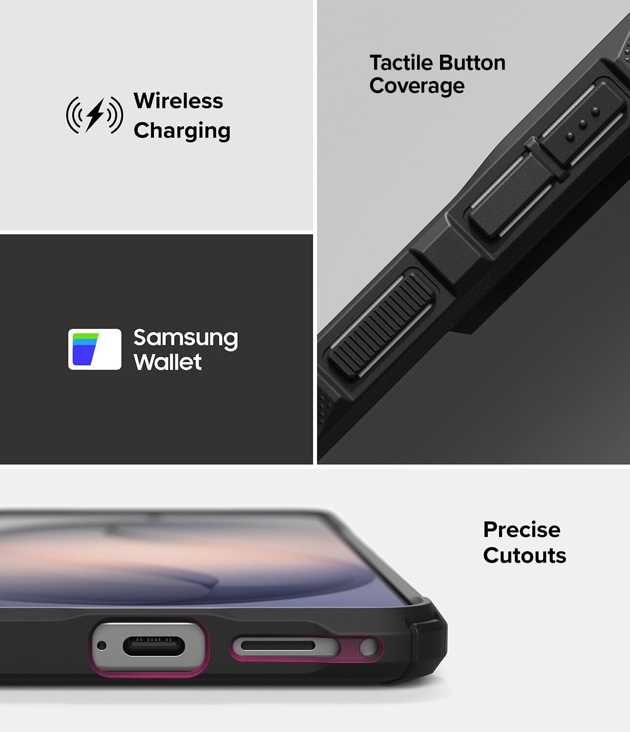 Защитный чехол Ringke Fusion X для Samsung Galaxy S26 (S942) 8800328815582 - Black. Фото 14 Защитный чехол Ringke Fusion X для Samsung Galaxy S26 (S942) 8800328815582 - Black (407203B). Фото 14 из 17