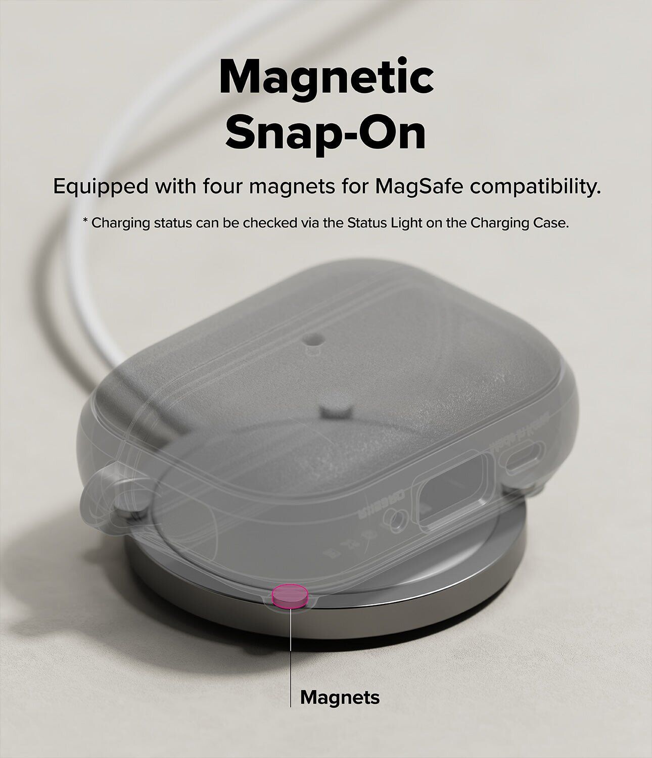 Защитный чехол Ringke Onyx Magnetic (FH) для AirPods Pro 3 (8800328818590) - Mint. Фото 5 Защитный чехол Ringke Onyx Magnetic (FH) для AirPods Pro 3 (8800328818590) - Mint (390179M). Фото 5 из 13