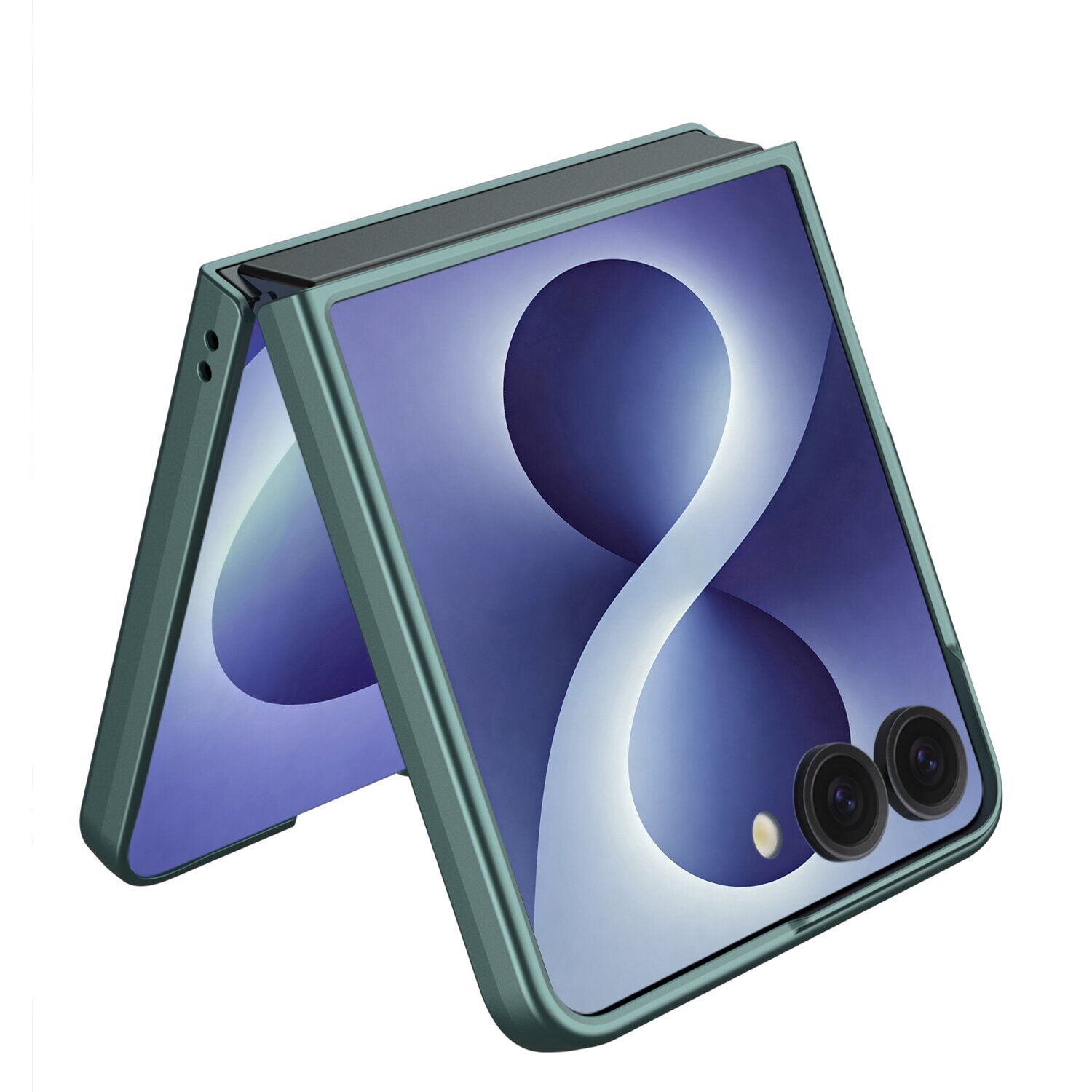 Пластиковий чохол GKK Hard Shell (FF) для Samsung Galaxy Flip 8 - Grey. Фото 4 Пластиковий чохол GKK Hard Shell (FF) для Samsung Galaxy Flip 8 - Grey (423530H). Фото 4 з 9