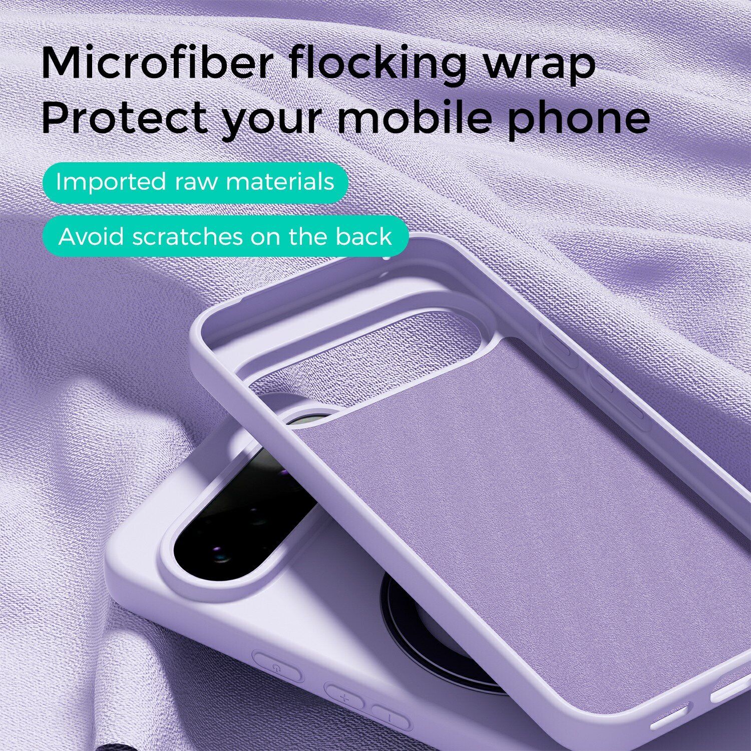 Защитный чехол ABEEL Lyra Skin Kickstand with MagSafe для Google Pixel 11 Pro - Purple. Фото 3 Защитный чехол ABEEL Lyra Skin Kickstand with MagSafe для Google Pixel 11 Pro - Purple (425533V). Фото 3 из 6